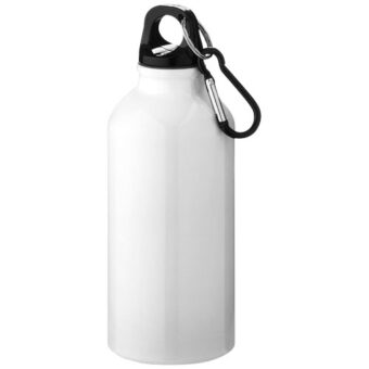 Oregon 400 ml RCS sertifisert resirkulert aluminiumsflaske med karabinkrok