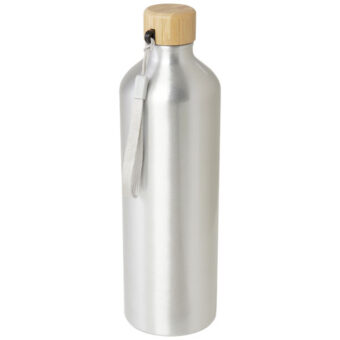 Malpeza 1000 ml vannflaske av RCS sertifisert resirkulert aluminium