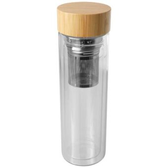 Bailey 400 ml infuserflaske av borsilikatglass med bambuslokk