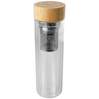 Bailey 400 ml infuserflaske av borsilikatglass med bambuslokk
