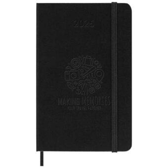 Moleskine 12 måneders ukeskalender lommeformat, hardt omslag