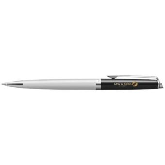 Waterman Hemisphere fargeblokkerende kulepenn med palladiumkant