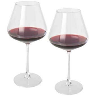 Rosso vinglass sett i 2 deler