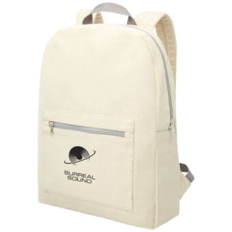 Pheebs 450 g/m² ryggsekk av resirkulert bomull og polyester 10L