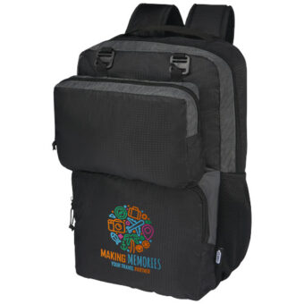 Reclaim 15" tofarget PC sekk av GRS resirkulert materiale, 14L