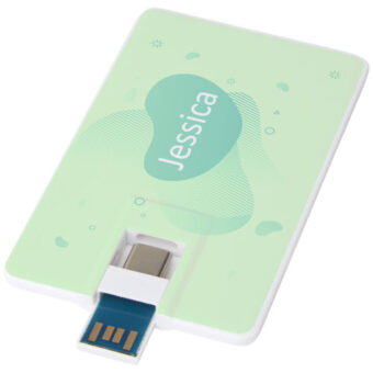 Duo Slim 32 GB USB-stasjon med Type-C og USB-A 3.0