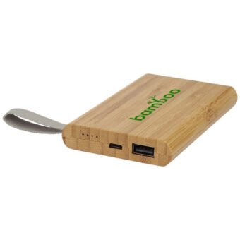 Tulda 5000 mAh mobillader i bambus