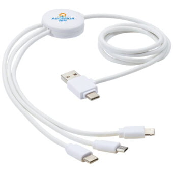 Pure 5-i-1 ladekabel med antibakteriell tilsetning