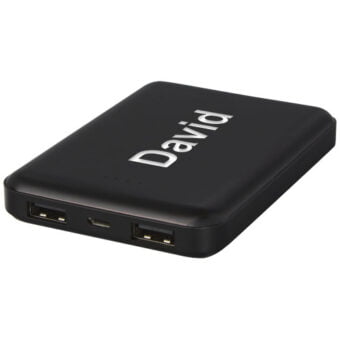 Gleam 5 000 mAh ultraslank lysende mobillader
