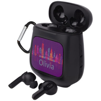 Remix True Wireless-ørepropper og høyttaler med automatisk sammenkobling