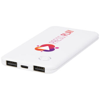 Slender 4000 mAh slank dobbel mobillader