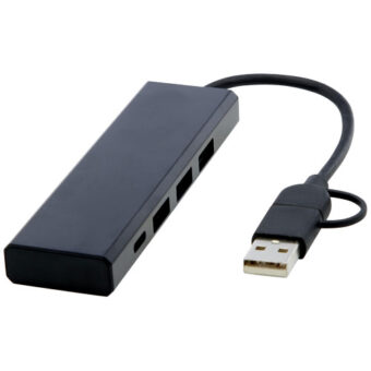 Rise USB 2.0 hub av RCS resirkulert aluminium