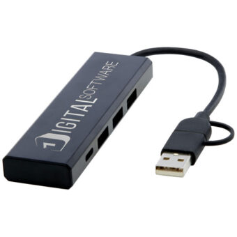 Rise USB 2.0 hub av RCS resirkulert aluminium