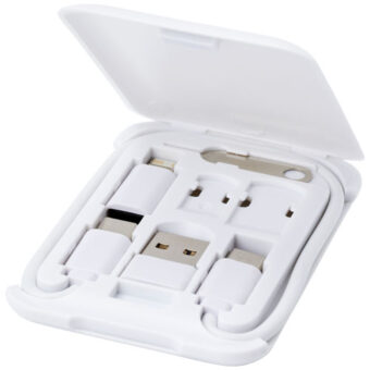 Savvy modulær ladekabel med telefonholder av resirkulert plast