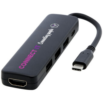 Loop multimedieadapter USB 2.0-3.0 med HDMI port av RCS resirkulert plast
