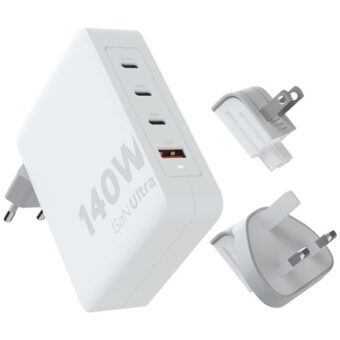 Xtorm XVC2140 GaN Ultra 140 W-reiselader med 240 W USB-C PD-kabel