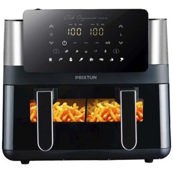 Prixton Cook Organics dobbel airfryer 8 L