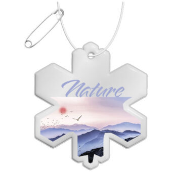 RFX™ H-10 snøflak PVC hanger refleks