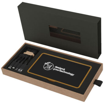 SCX.design P35 5.000 mAh mobillader med detaljer i tre