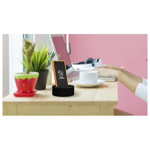 young beautiful working at computer desk