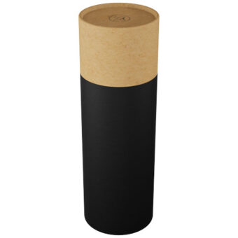 SCX.design D21 550 ml borosilikat glassflaske med resirkulert silikonhylse og bambuslokk