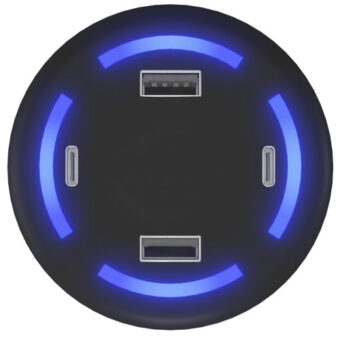 SCX.design H11 smart hjemmelader med lysende logo