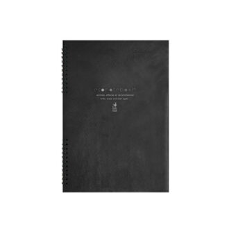 EcoNotebook NA5 med PU-skinnperm