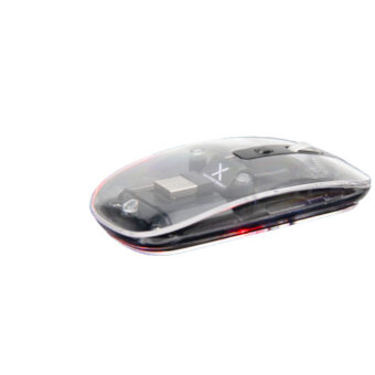SCX.design O24 tranpsarent multimodus trådløs 2,4 GHz Bluetooth® mus