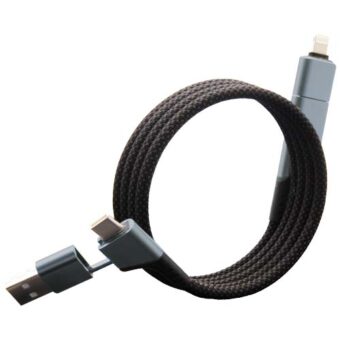 SCX.design C52 100 W 4-i-1 rPET magnetisk ultrarask ladekabel