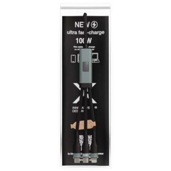 SCX.design C53 100 W 5-i-1 rPET ultrarask ladekabel