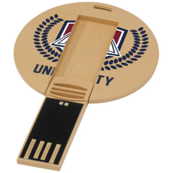 Rund nedbrytbar USB