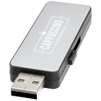 USB med lysende hvitt logo lys
