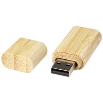 Bambus USB 2.0 med nøkkelring