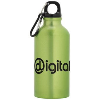 LoOregon 400 ml aluminiumsflaske med karabinkrok