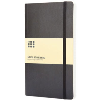 Moleskine Classic L notatbok med mykt omslag – ruter