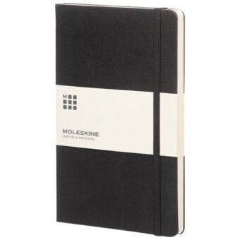 Moleskine Classic L notatbok med stivt omslag – stiplet