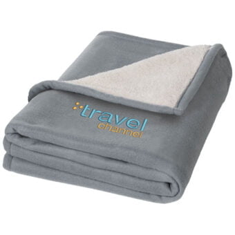 Springwood myk fleece og sherpapledd
