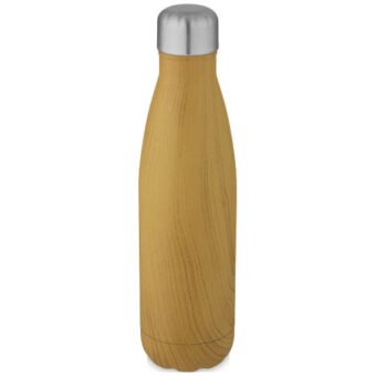 Cove 500 ml vakuumisolert flaske av rustfritt stål med trykk i imitert tre