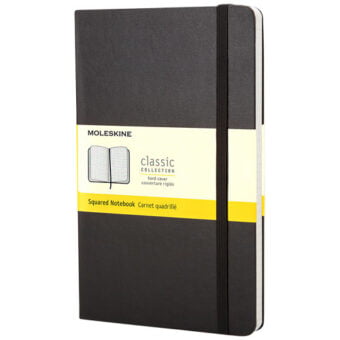 Moleskine Classic PK notatbok med stivt omslag – ruter
