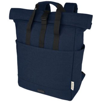 Joey 15" PC sekk med rulletopp av resirkulert GRS canvas, 15L