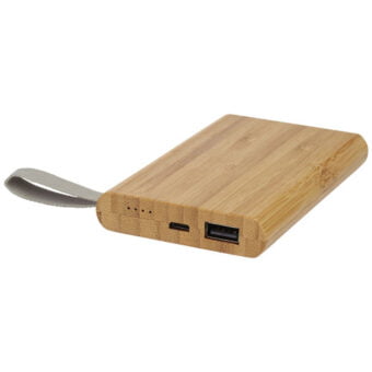Tulda 5000 mAh mobillader i bambus