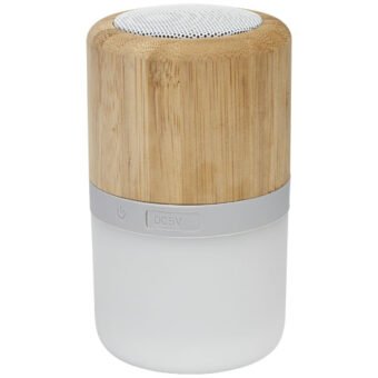 Aurea Bluetooth® høyttaler i bambus med lys
