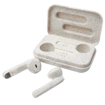 Nantai True Wireless ørepropper i hvetehalm