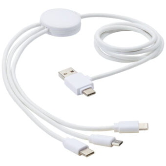 Pure 5-i-1 ladekabel med antibakteriell tilsetning