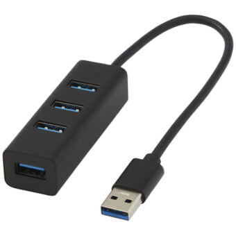 ADAPT USB 3.0-hub i aluminium