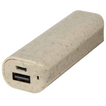 Yoko1200 mAh mobillader i hvetehalm