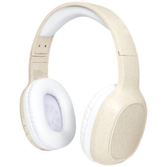 Riff Bluetooth®-hodetelefoner av hvetehalm med mikrofon