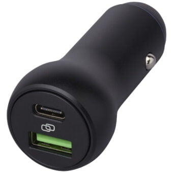 Pilot dobbel 55 W USB-C/USB-A-billader