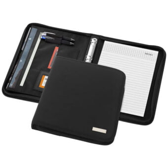 Stanford A4 deluxe dokumentmappe med glidelås
