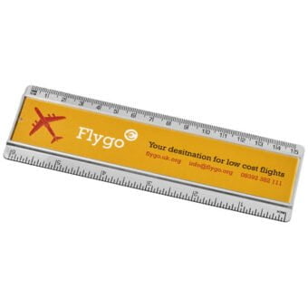 Ellison 15 cm plastlinjal med papirinnsats
